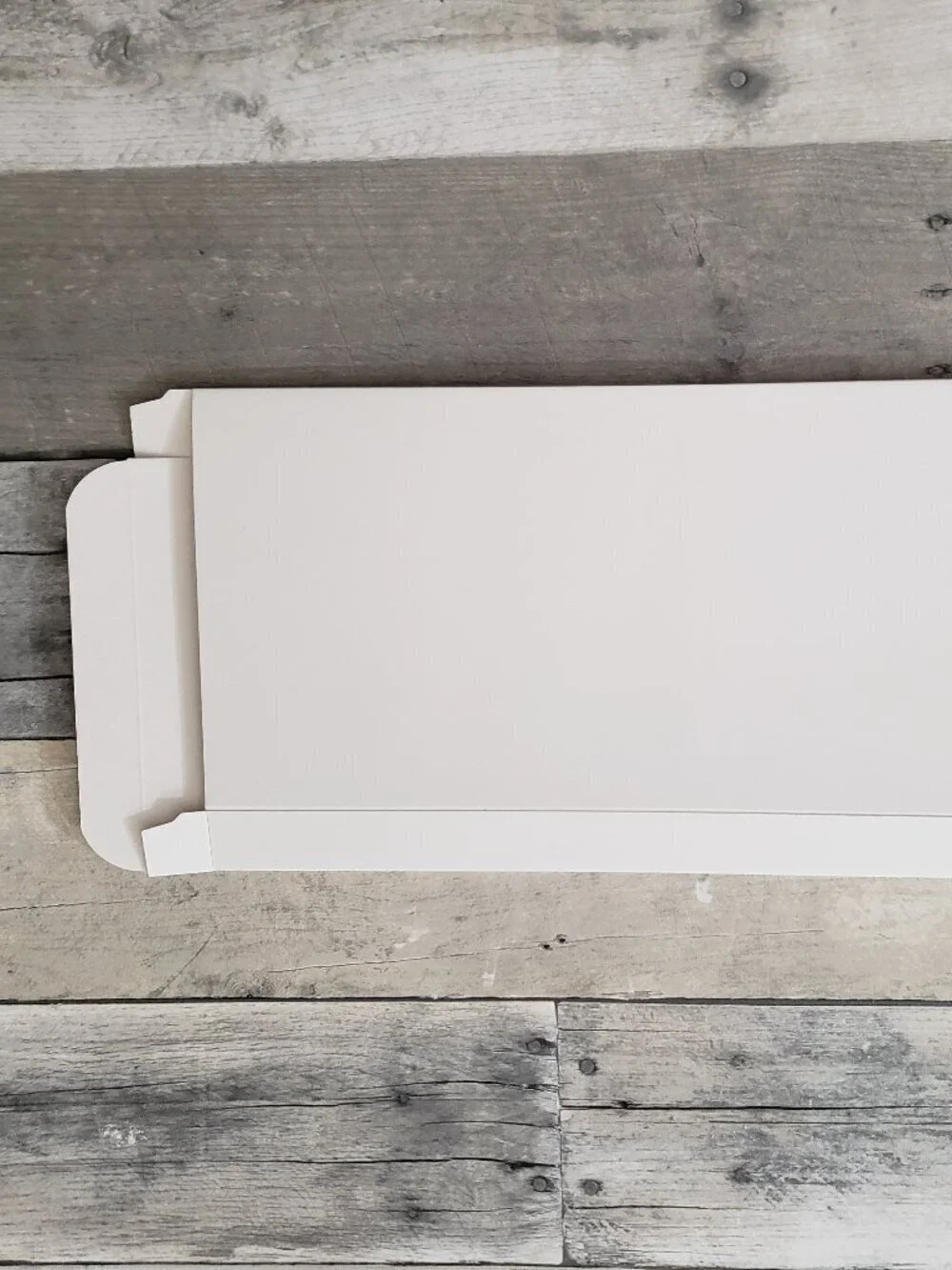 New - (set of 20) Boxes 11.5”x6”x1” White Chipboard